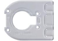 PER grondplaat, halfrond, 7 x 93 x  118 mm Bosch Accessories 2608001110 - thumbnail