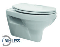 Xellanz Trevi wandcloset rimless met Ultimo 3.0 toiletzitting softclose en quick release glans wit 32.3447 - thumbnail
