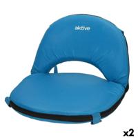Zitting Aktive Blauw 41 x 33 x 40 cm Opvouwbaar (2 Stuks) - thumbnail