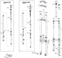 ROCKSHOX verende voorvork "boxxer ultimate" 29" boost susp.fork rs boxxer ult. 29" boost 48mm black - thumbnail