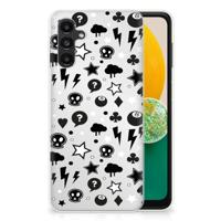 Silicone Back Case Samsung Galaxy A13 | A04s Silver Punk - thumbnail