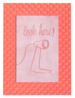 PT Fotolijst met Relief 14x19cm – Neon Oranje - thumbnail