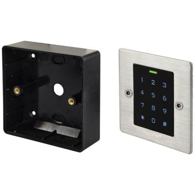 Sygonix SY-6121664 Codetoetsenbord met RFID Inbouw (in muur), Opbouw (op muur) 12 V/DC, 18 V/DC IP66 Met verlicht toetsenbord, Met touchscreen Sygonix SY-6121664 Codetoetsenbord met RFID Inbouw (in muur), Opbouw (op muur) 12 V/DC, 18 V/DC IP66 Met verlicht toetsenbord, Met touchscreen