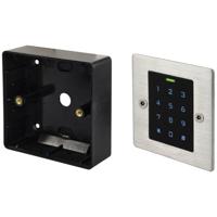 Sygonix SY-6121664 Codetoetsenbord met RFID Inbouw (in muur), Opbouw (op muur) 12 V/DC, 18 V/DC IP66 Met verlicht toetsenbord, Met touchscreen - thumbnail