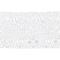 Creativ Company Gehaakt kanten lint, b: 30 mm, wit, 10 m/ 1 rol - thumbnail