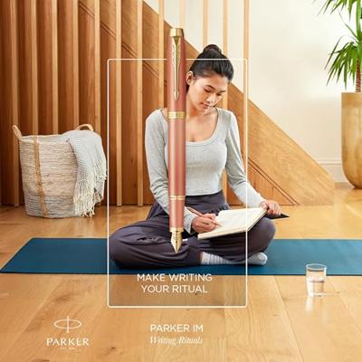 Parker IM Rituals vulpen, oranje GT, fijn, giftbox