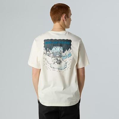 The North Face Powder Days Relaxed Graphic S/S T-shirt White Dune S The North Face Powder Days Relaxed Graphic S/S T-shirt White Dune S