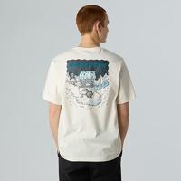 The North Face Powder Days Relaxed Graphic S/S T-shirt White Dune M - thumbnail