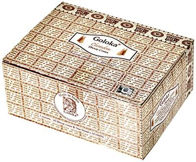 Goloka Wierook Kegel Chandan (12 pakjes) Goloka Wierook Kegel Chandan (12 pakjes)