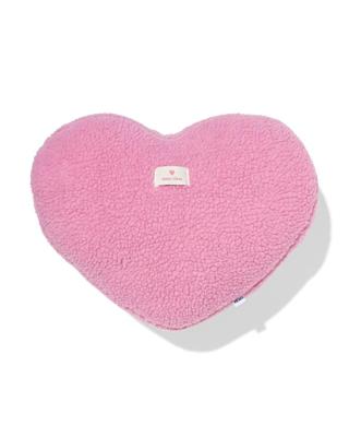 HEMA 3-in-1 kussen 15x17cm hart 'cosy vibes' roze