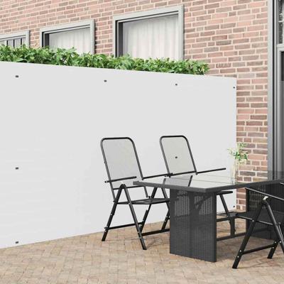 Tuinhek Dubbelzijdig Wit 1,8x3 m PVC