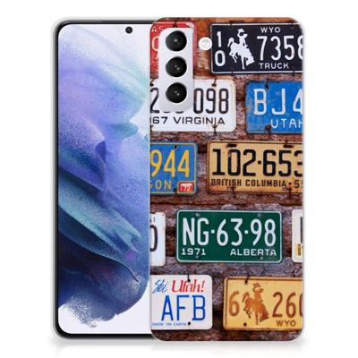 Samsung Galaxy S21 Plus | Siliconen hoesje | met foto Kentekenplaten Samsung Galaxy S21 Plus | Siliconen hoesje | met foto Kentekenplaten