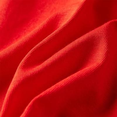 Kindershirt met lange mouwen fietsprint 128 rood