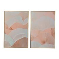 Schilderij Home ESPRIT Aluminium Hout MDF 80 x 3,5 x 120 cm - thumbnail