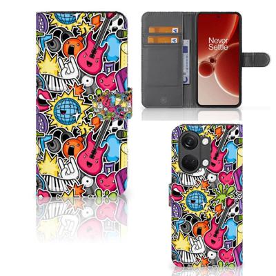 OnePlus Nord 3 | Wallet Case | met Pasjes | Punk Rock OnePlus Nord 3 | Wallet Case | met Pasjes | Punk Rock