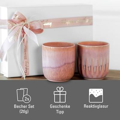 Villeroy & Boch Mokken Perlemor Coral - 290 ml - 2 stuks Villeroy & Boch Mokken Perlemor Coral - 290 ml - 2 stuks