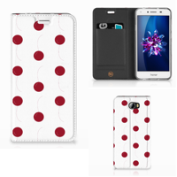 Huawei Y5 2 | Y6 Compact Flip Style Cover Cherries - thumbnail