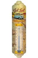 TFA Dostmann NOSTALGIC ART VW Bulli 12.2060.11 Thermometer Geel - thumbnail
