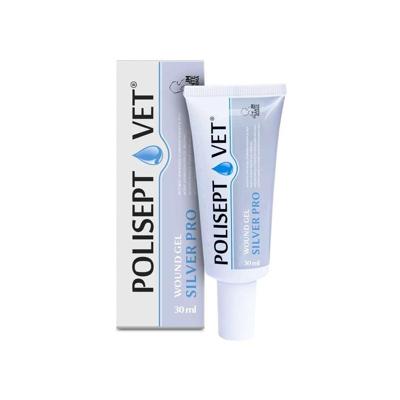 JM SANTE Polisept Vet Wound gel Silver Pro - gelverband voor honden en katten - 30 ml