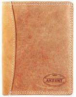 Akzent heren portemonnee Leer RFID Bruin Used Look - thumbnail