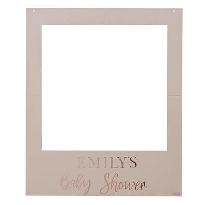 Ginger Ray BL-113 Floral Baby Shower Photo Booth Frame