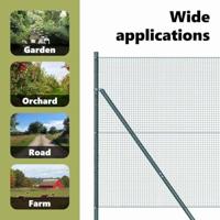 VidaXL Afrasteringspaal groen 25 x 1,2 m (16 x 16 mm gaas) - thumbnail