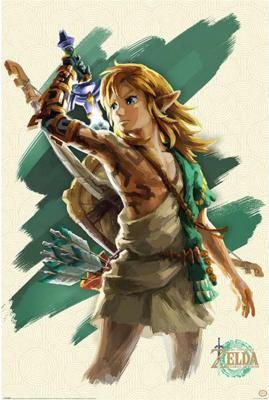 Poster The Legend of Zelda - Tears of the Kingdom Link Unleashed 61x91,5cm Poster The Legend of Zelda - Tears of the Kingdom Link Unleashed 61x91,5cm