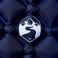 Kampeermatras opblaasbaar 190x58x6 cm marineblauw - thumbnail