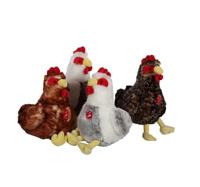 Rode kip knuffel met geluid - GIPSY TOYS - 22 cm - thumbnail