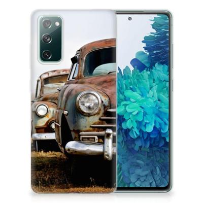 Samsung Galaxy S20 FE | Siliconen hoesje | met foto Vintage Auto Samsung Galaxy S20 FE | Siliconen hoesje | met foto Vintage Auto