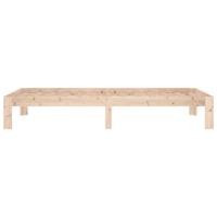 Bedframe massief hout 90x190 cm Single - thumbnail
