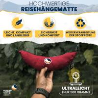 Ticket to the moon Compact Hammock Hangmat Burgundy - thumbnail