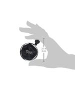 Widek bel gouden leeuw chroom staal (met pvc klepel) - thumbnail