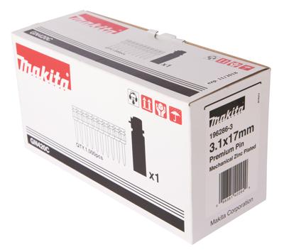 Makita Accessoires Betonnagel gas BLK Lengte 17mm Diameter 3,1mm - 196286-3