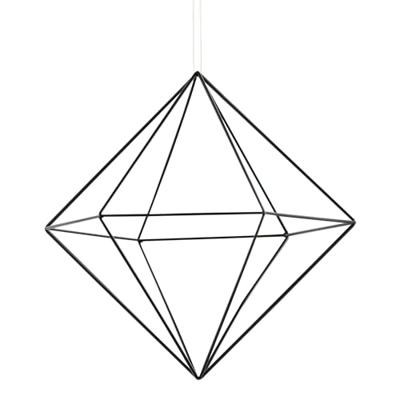 Ginger Ray BW-418 Zwart Metalen Geometrische Decoratie - Large