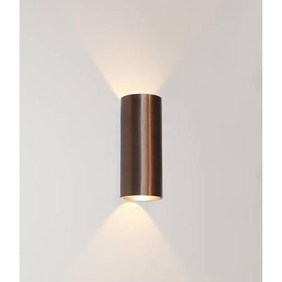Artdelight Led wandspotBrody2 Up - Down 2-lichts bronsbruin - WL BRODY2 BG