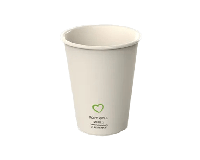 Reusable Plastic Koffiebeker Blanco Beige 180cc (20 stuks) - thumbnail
