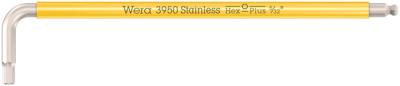 Wera 3950 SPKL Multicolour Imperial Stiftsleutel, inch, RVS, 5/32" x 137 mm - 05022853001