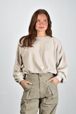 Marant Etoile trui Sauria SW0149FA-D1M01E beige