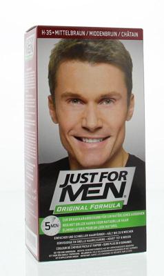 Just For Men Original Formula Haarkleuring - H35 Middenbruin Just For Men Original Formula Haarkleuring - H35 Middenbruin