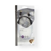 Kabel USB 2.0 | Type-C male - Micro-B male | 1,0 m | Antraciet - thumbnail