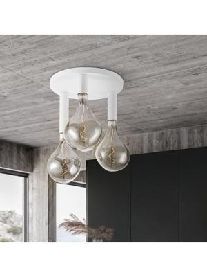 Home sweet home drip plafondlamp rond 3L wit Home sweet home drip plafondlamp rond 3L wit
