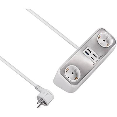 Sygonix SY-4538256 Stekkerdoos 2-voudig Wit Randaarde stekker 1 stuk(s) Sygonix SY-4538256 Stekkerdoos 2-voudig Wit Randaarde stekker 1 stuk(s)