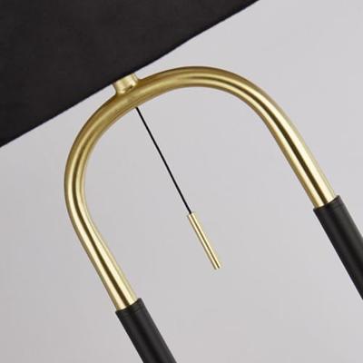 Searchlight VloerlampJazz 161cm zwart met goud - EU41432SB