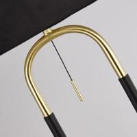 Searchlight VloerlampJazz 161cm zwart met goud - EU41432SB - thumbnail