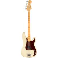 Fender American Professional II Precision Bass MN Olympic White elektrische basgitaar met koffer - thumbnail