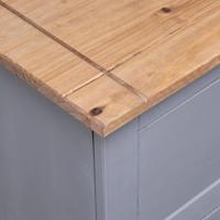 Dressoir Panama Range 93x40x80 cm massief grenenhout grijs - thumbnail