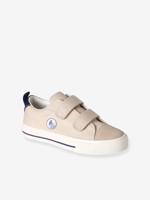 Synthetische baskets met klittenband voor jongens ecru - thumbnail