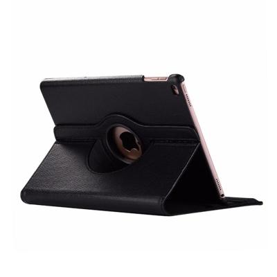 Litchi textuur horizontale Flip 360 graden rotatie lederen case voor iPad mini 2019 met houder & slaap/Wake-up functie (zwart)