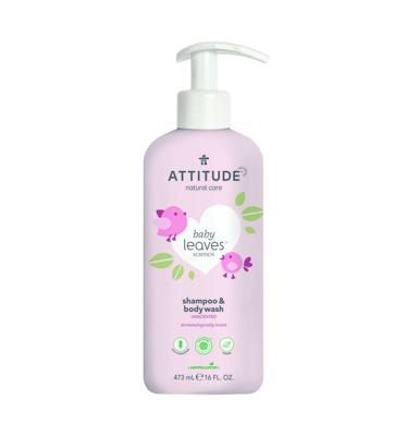 Attitude Baby leaves 2 in 1 shampoo & body wash - geurvrij